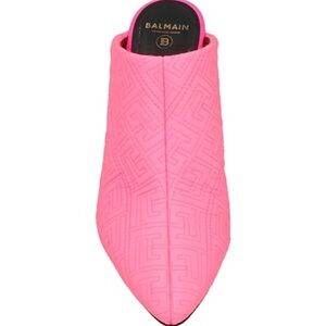 Balmain Hot Pink Clog and Mules
